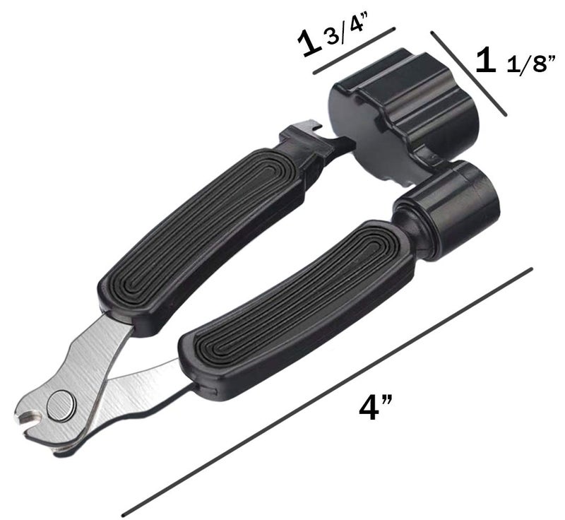 Ortarco Guitar String Winder Cutter and Bridge Pin Puller 3 in 1 Guitar Tool For Repairing Restringing - Image 2